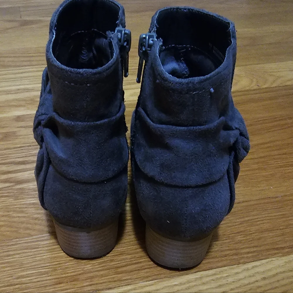 Girls Children Place Gray Ankle Boots Size 2